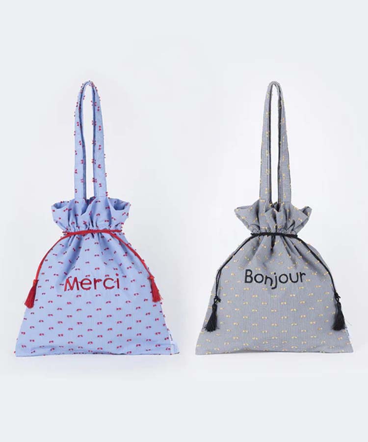 ナビー巾着トート