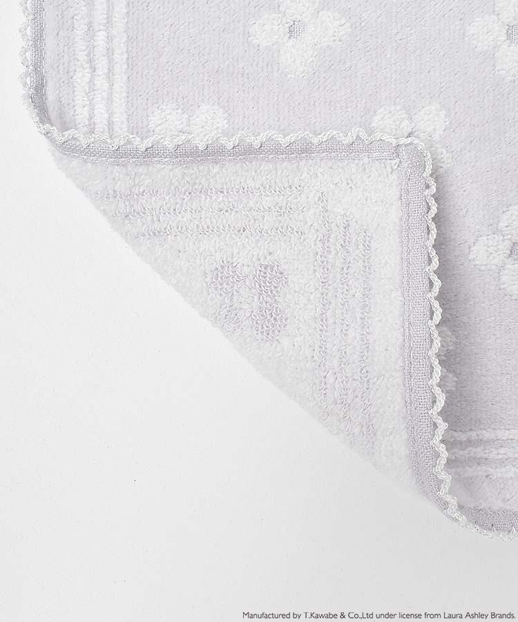 LAURA ASHLEYフラワーリボンミニタオル
