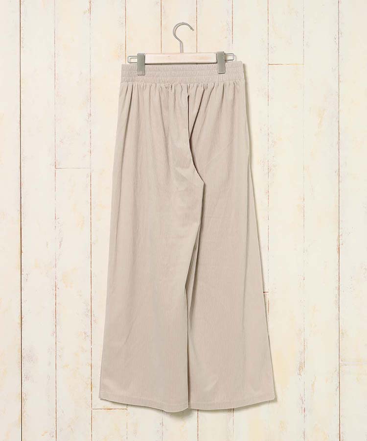 コール天2タックワイドパンツ