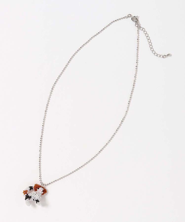 キャットビーズネックレス