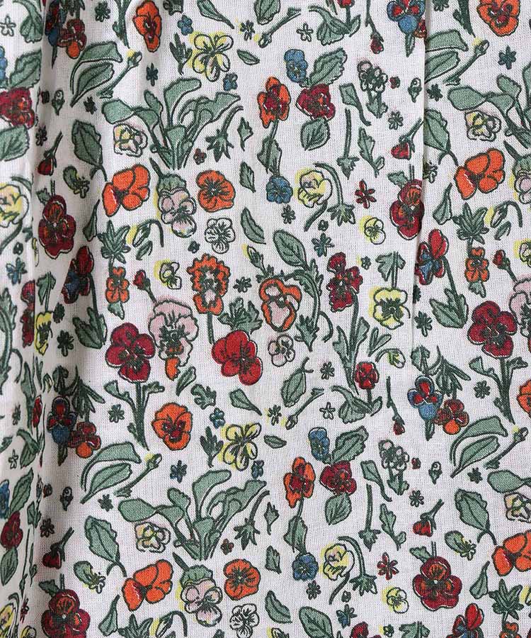 フラワー総柄ブラウス