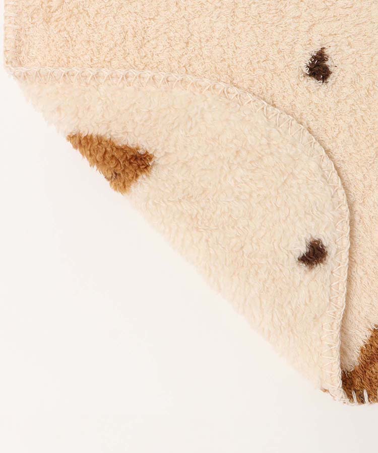 総柄ボアブランケット