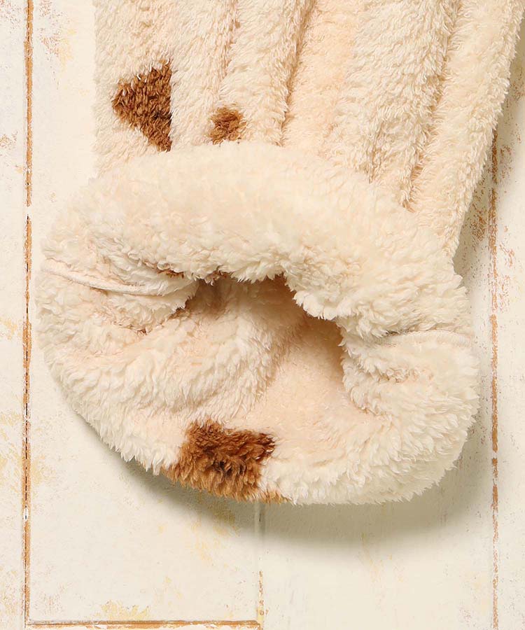 総柄ボアルームウェア上下セット