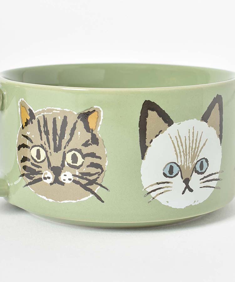 アイラブキャットスプーン付きスープマグ