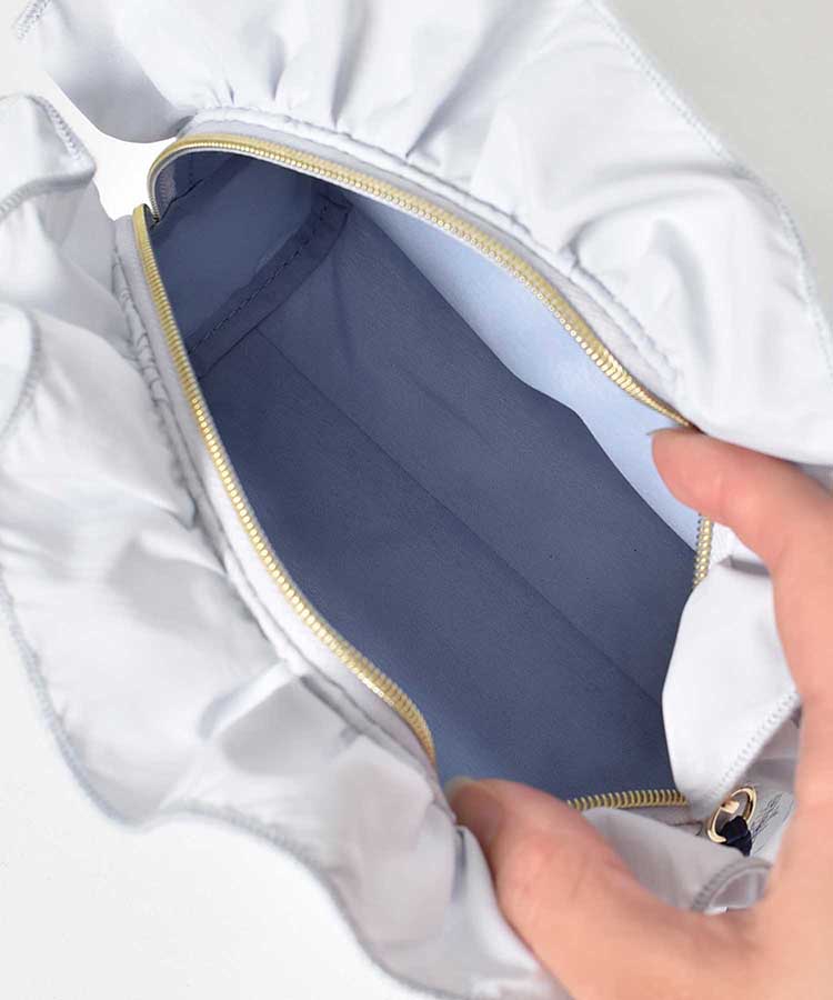 ベルナチュールボックスフリルポーチ