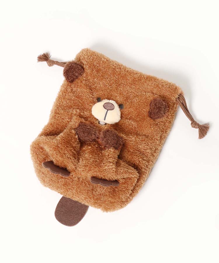 レアアニマルぬいぐるみ巾着