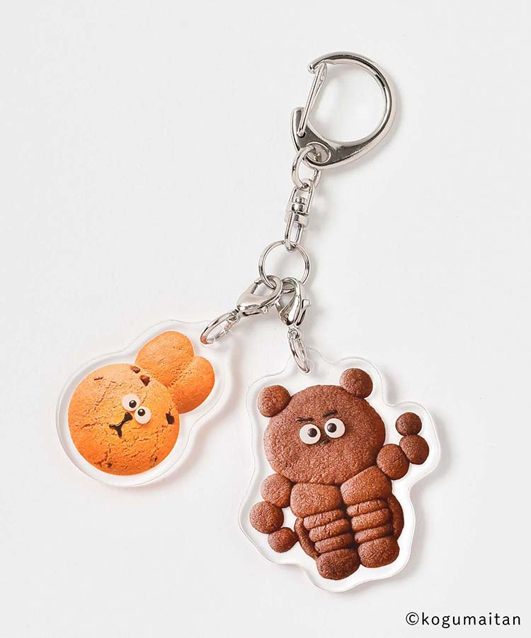 こぐまいたんアクリル2連キーホルダー
