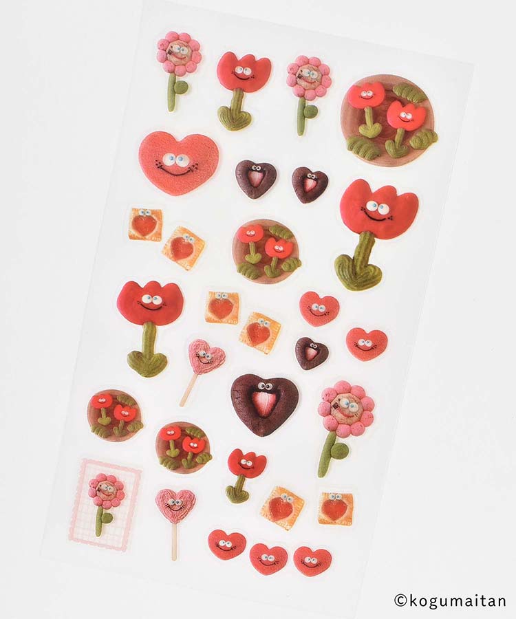 こぐまいたん透明シールシート