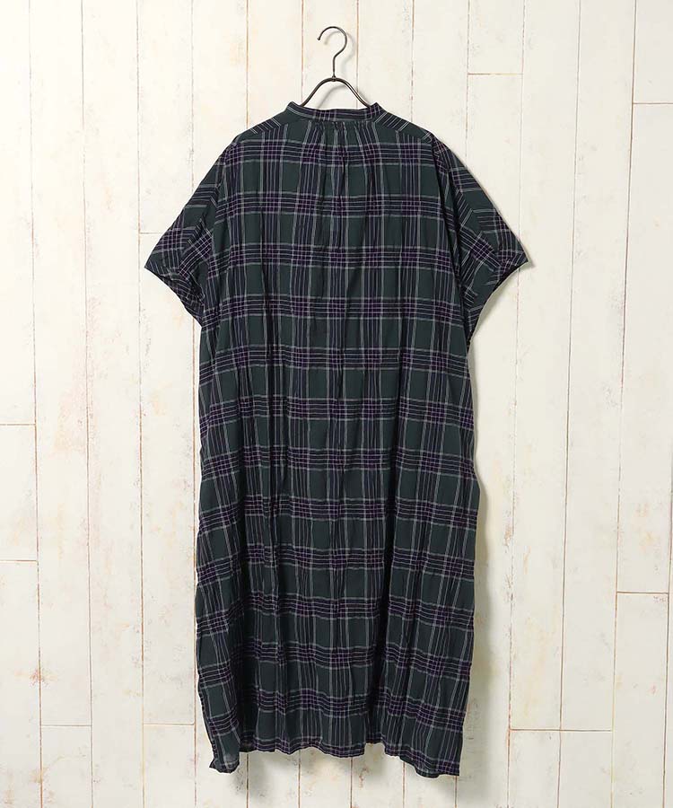 チェックワンピース