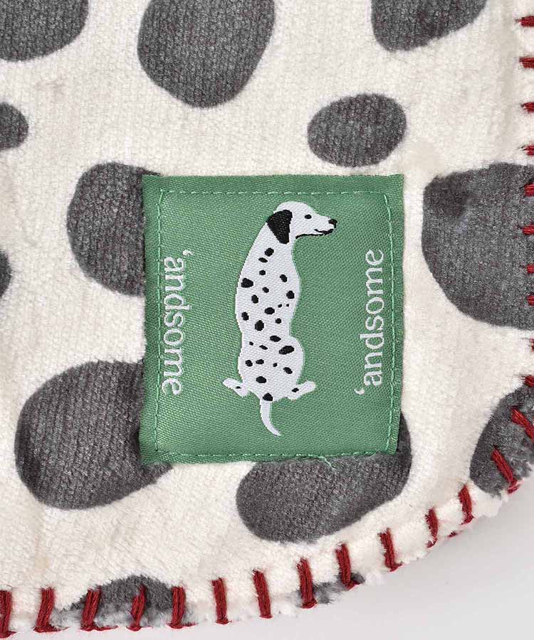 andsomeダルメシアン柄ブランケット