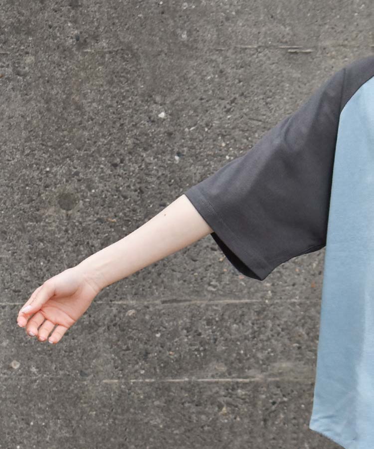 グレムリンラグランプリントTシャツ