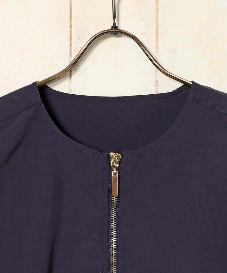 撥水加工ミドル丈コート