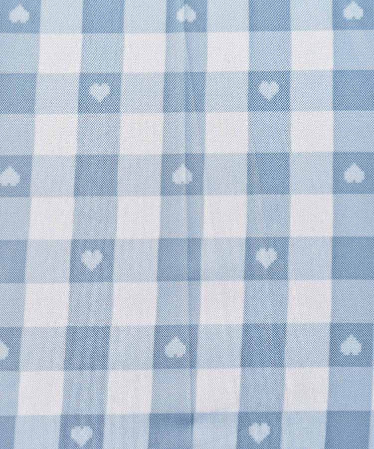 ギンガムハート雨長傘