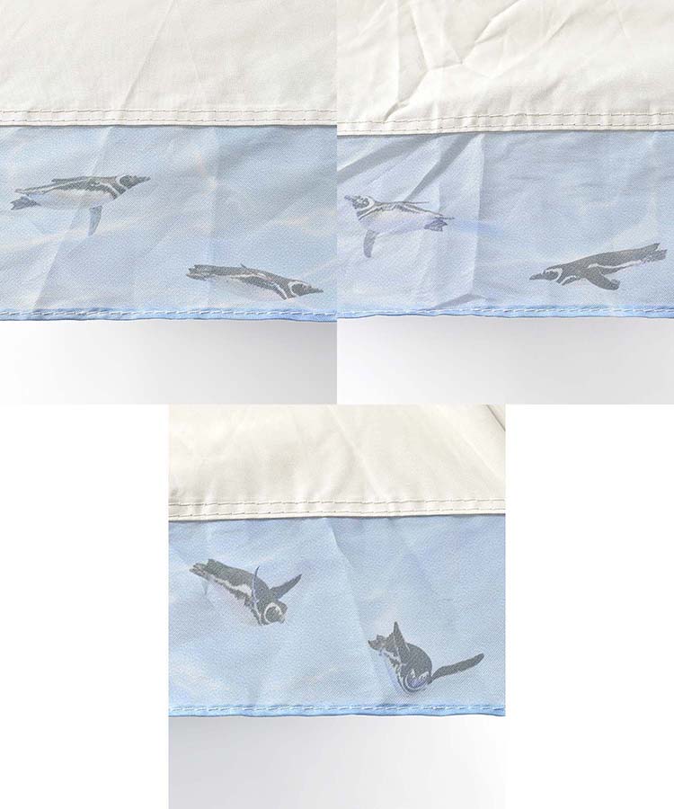 すみだ水族館×Wpc. 遮光スイミングペンギン リムオーガンジー ミニ