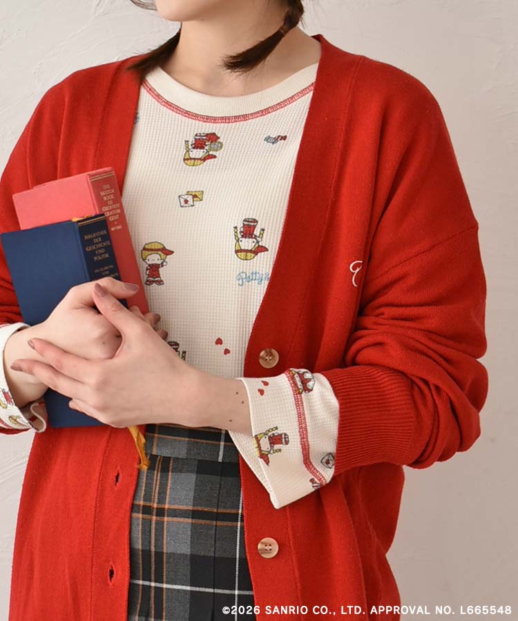 【WEB予約 2/26～順次発送】パティ＆ジミーワッフルルームウェア上下セット