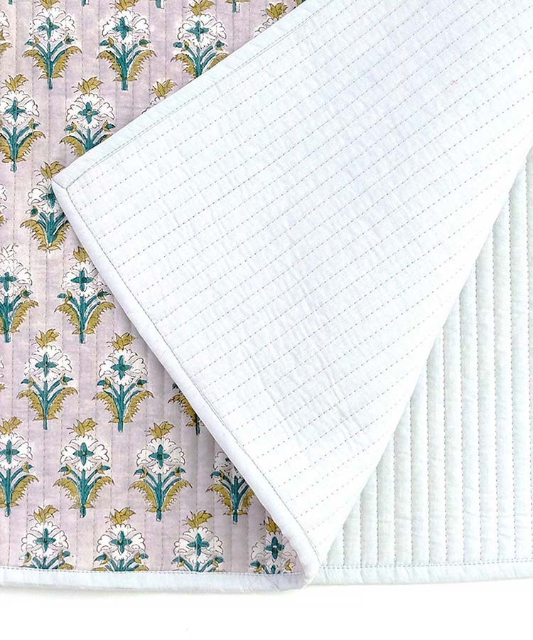 ブロックプリントイブルマットS