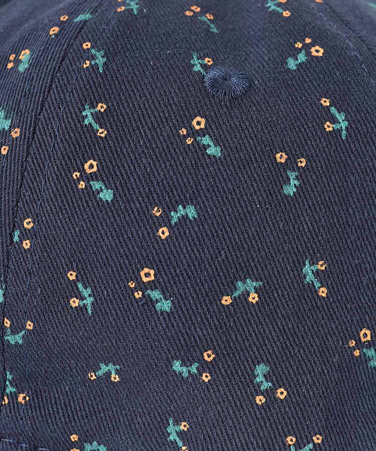 フラワー刺繍キャップ