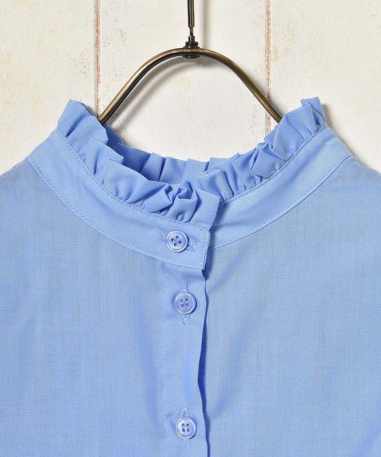 プチフリルブラウス