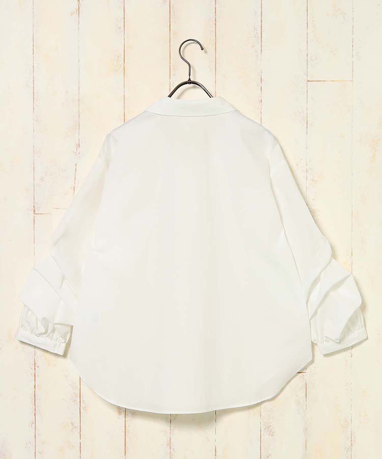 ニット付きブラウス