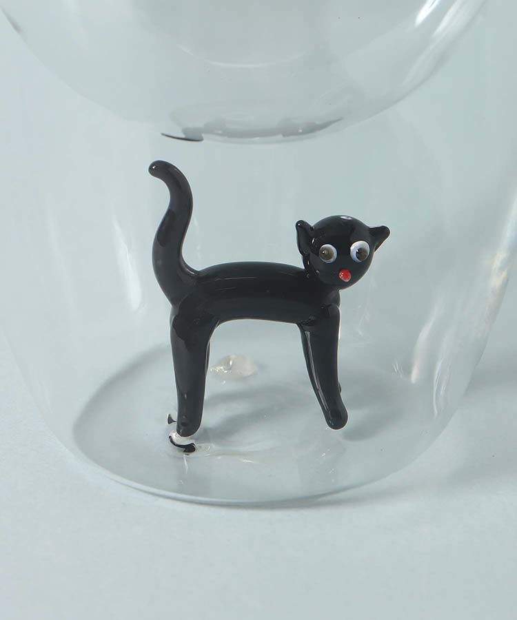ガラスキャットダブルウォールグラス