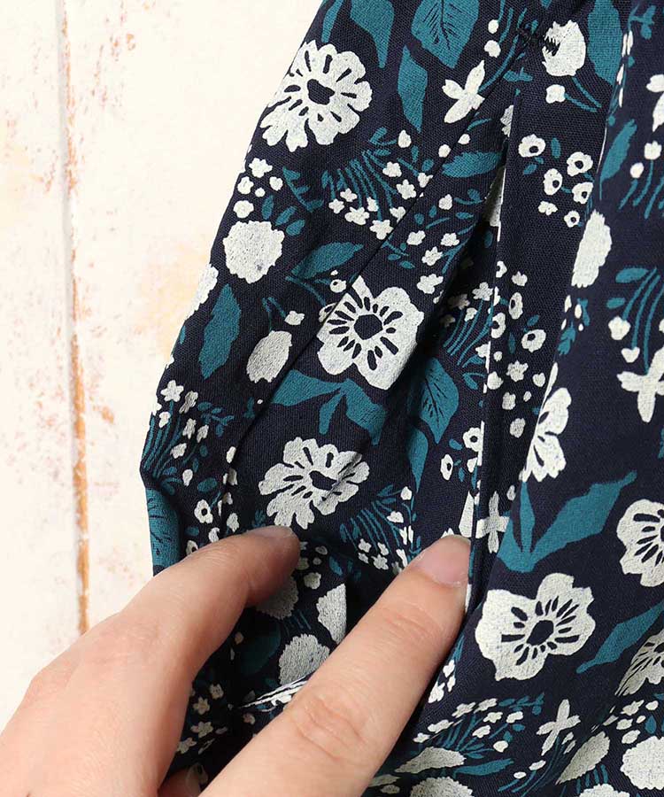 総柄プリントチュニック