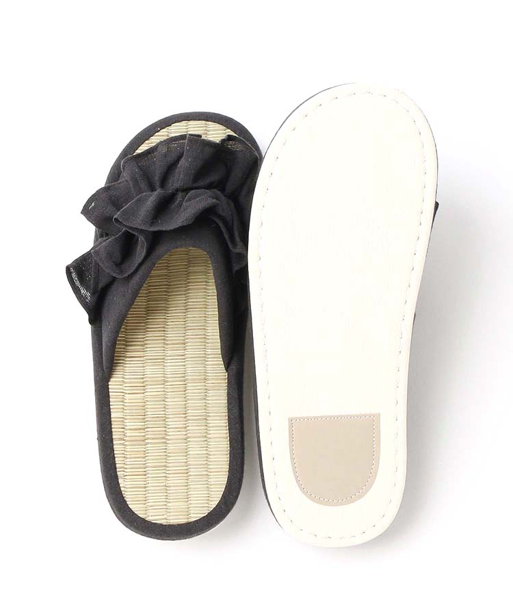 い草フリルスリッパ