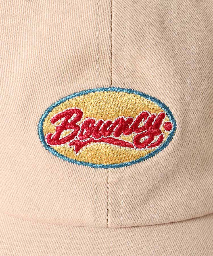 Bouncy.ロゴ刺繍キャップ