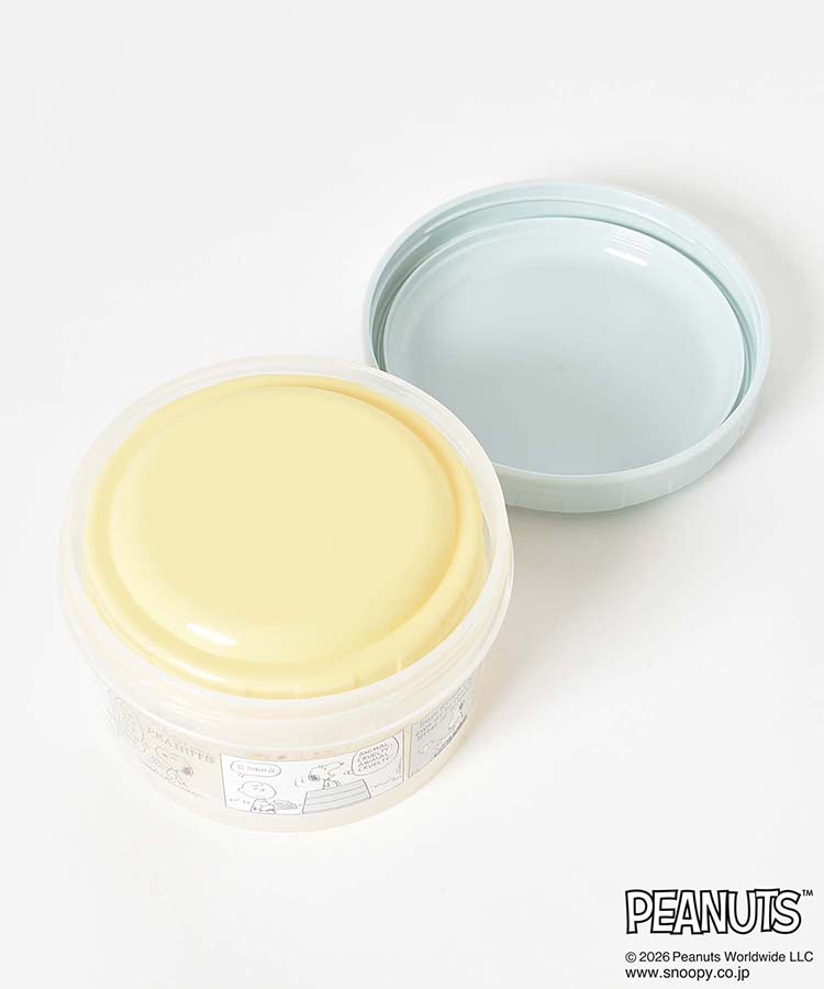 スヌーピー スモーキーパステルラウンドコンテナ2P