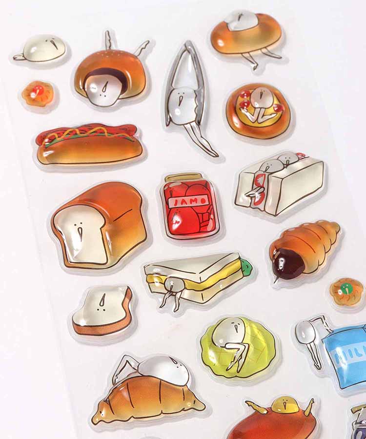 【WEB予約 4/25～順次発送】たまごあしのぷっくりシール2