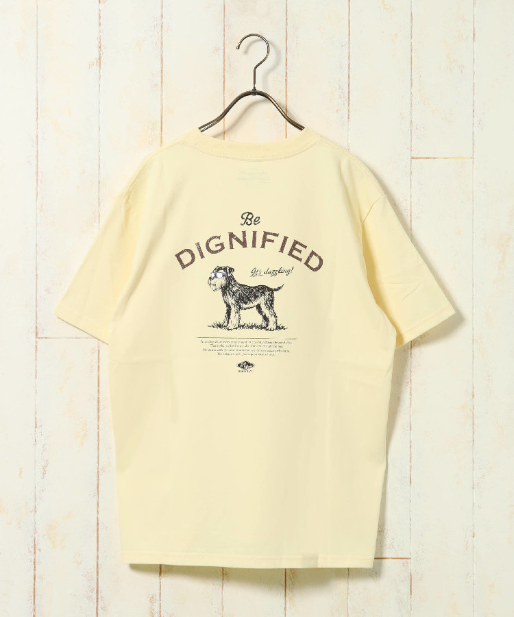dogイラストプリントTシャツ