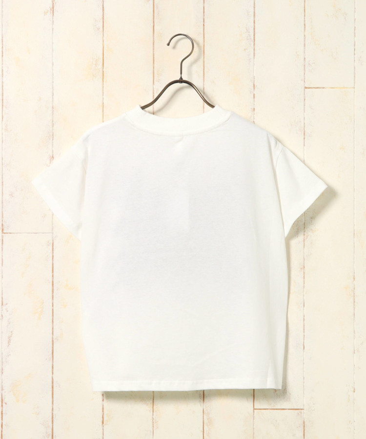 レース風刺繍Tシャツ