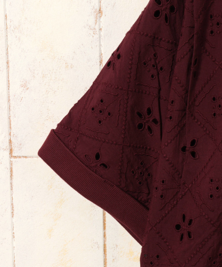 シフリー刺繍プルオーバー