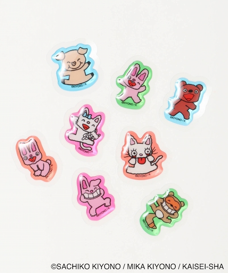 ノンタン4ぷっくりフレークシール