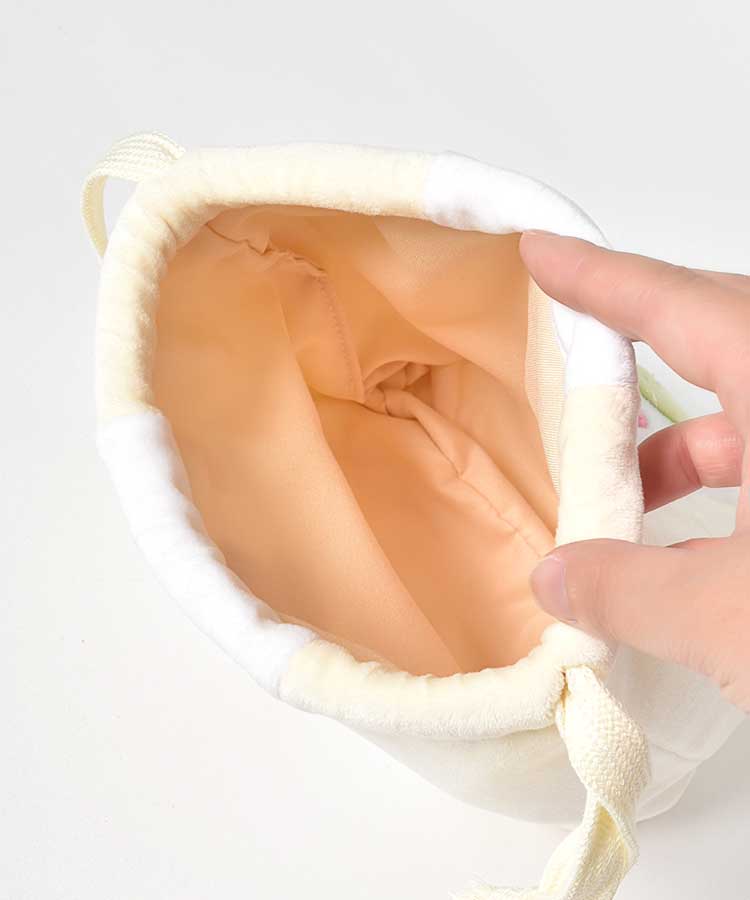 もちもち喫茶ぬいぐるみダイカット巾着