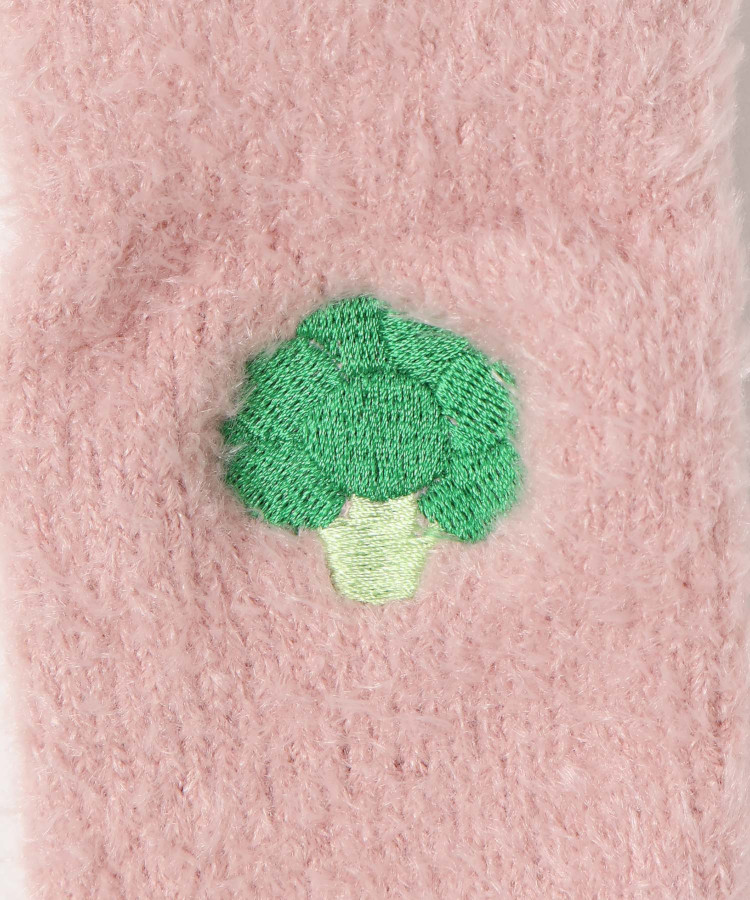 ベジタブル刺繍ルームソックス