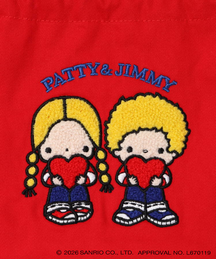 【WEB予約 8/8～順次発送】レトロサンリオキャラクターズ サガラ刺繍巾着
