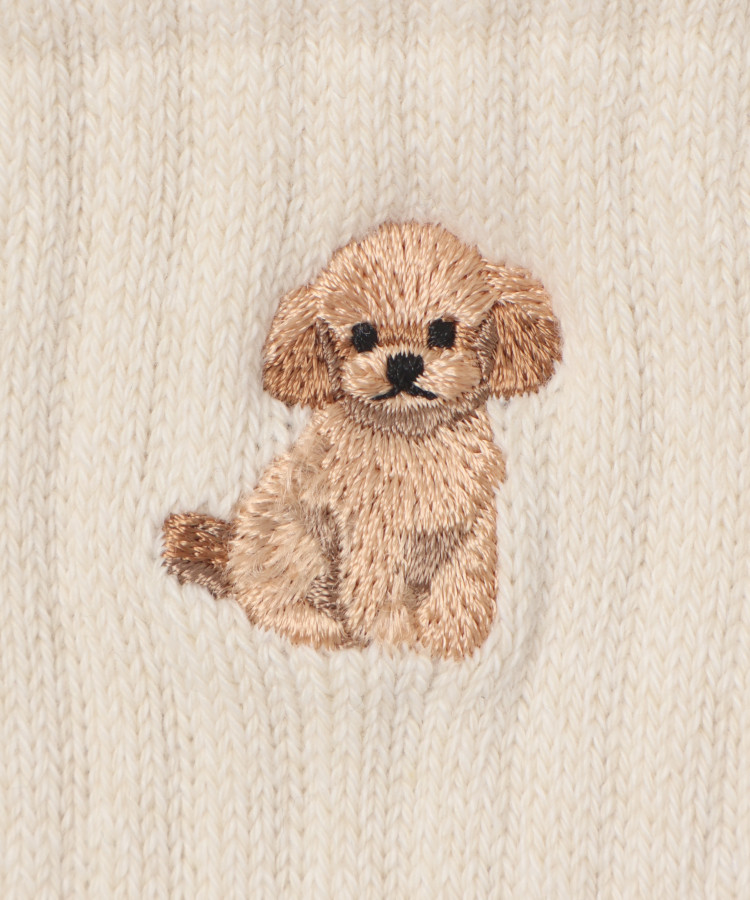 dog刺繍ソックス
