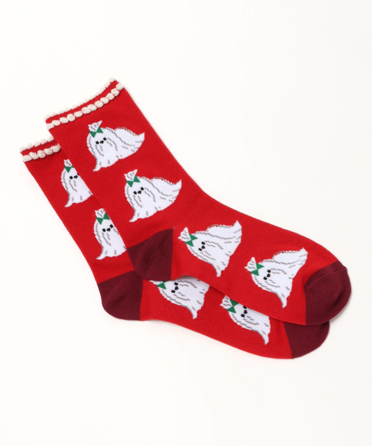 リボンマルチーズソックス
