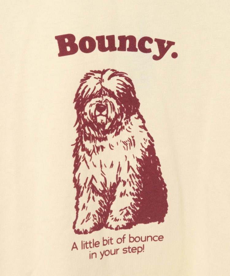 Bouncy.ラグランプリントロンT