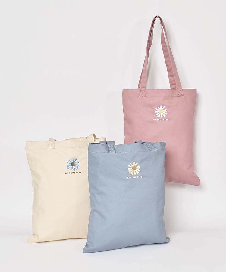≪SALE≫マーガレット刺繍トート