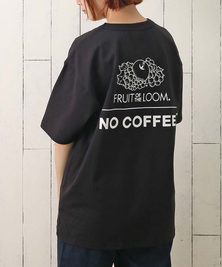 ≪OUTLET≫NOCOFFEE×フルーツオブザルームバックプリントTシャツ