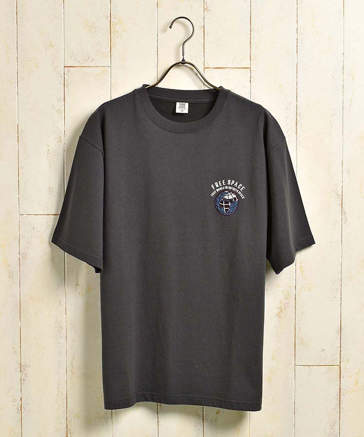 ≪OUTLET≫スペース刺繍Tシャツ