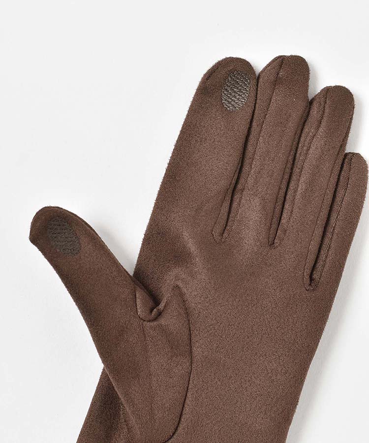 シンプルフェイクスエードグローブ