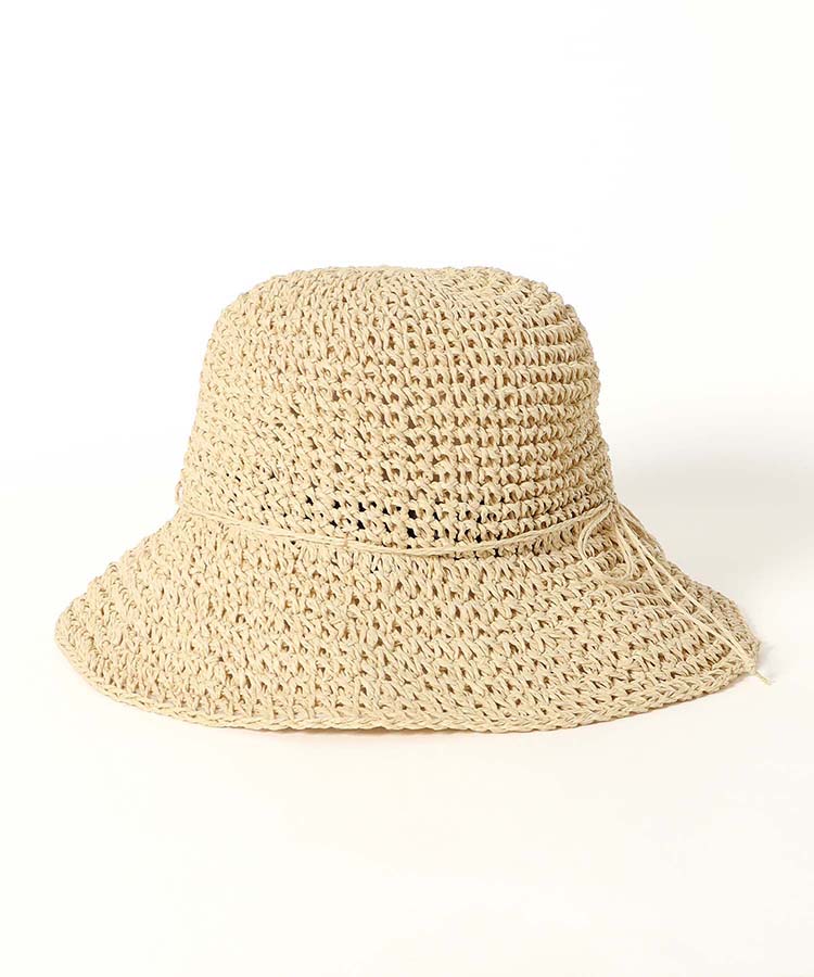 ≪SALE≫シンプル細編みペーパーハット