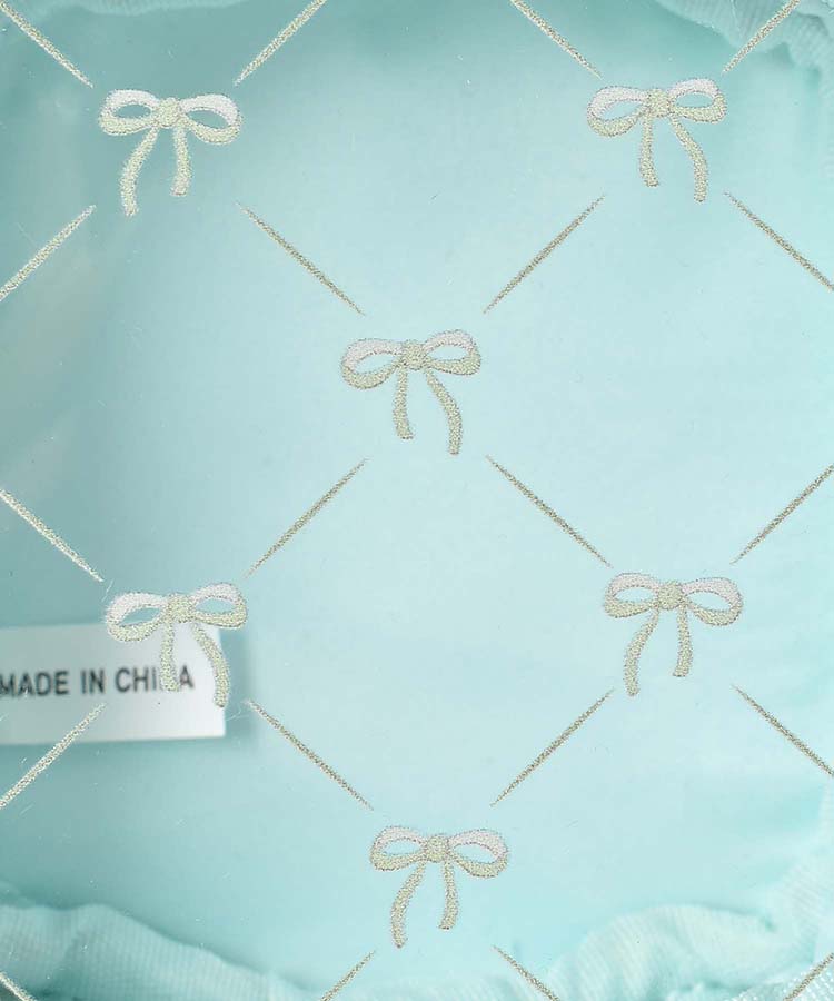 ≪SALE≫リボンカラビナクリアミニポーチ