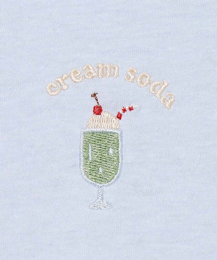 クリームソーダ刺繍ルームウェア上下セット