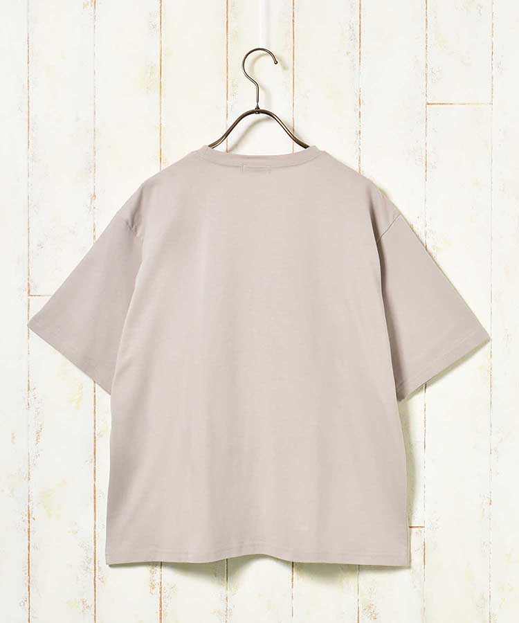 le petaleクロネコフラワー刺繍Tシャツ