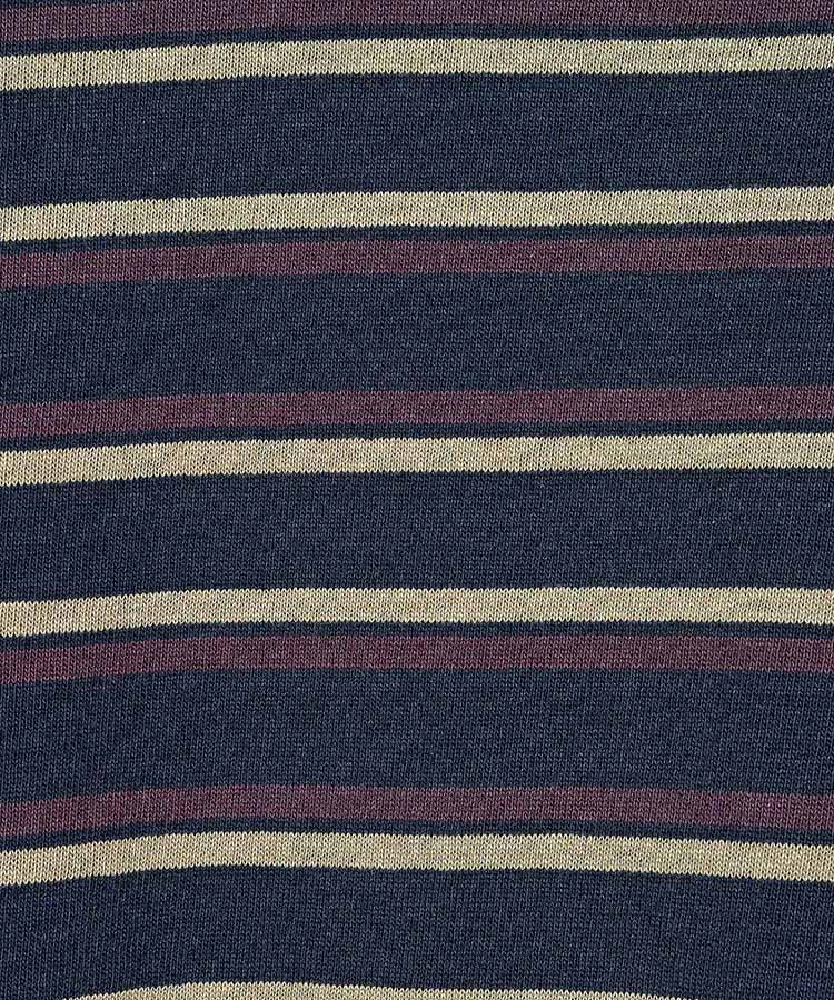 ≪SALE≫コットンタックスリーブボーダーTシャツ