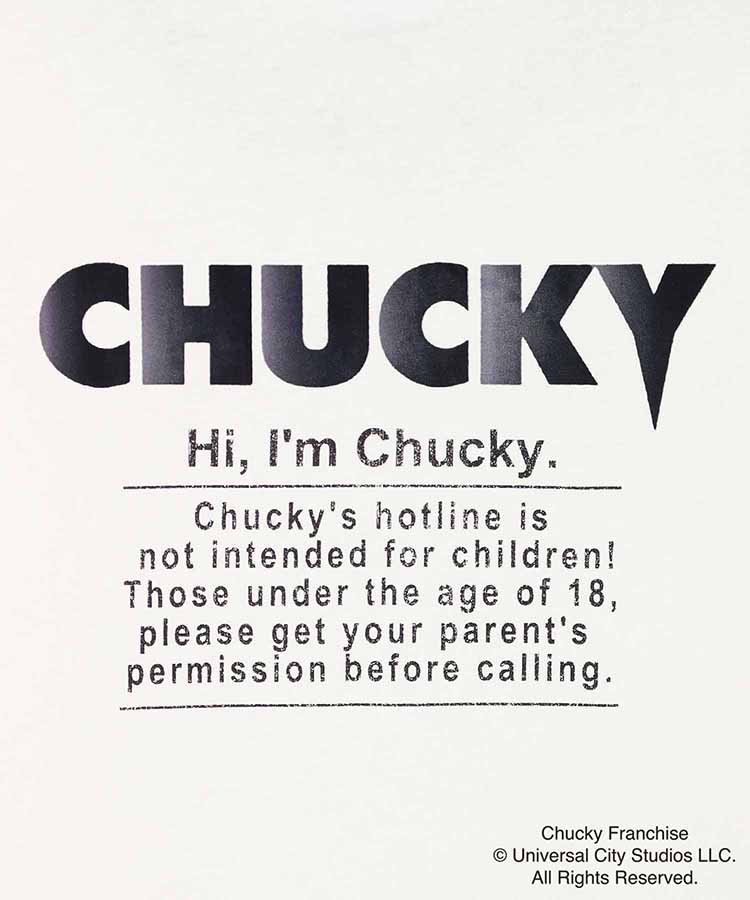 CHUCKYバンド風イラストTシャツ