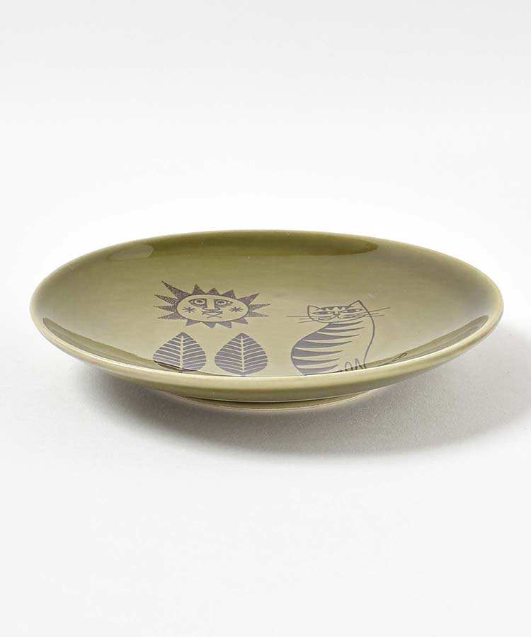 オールドカッパーラウンドプレートS